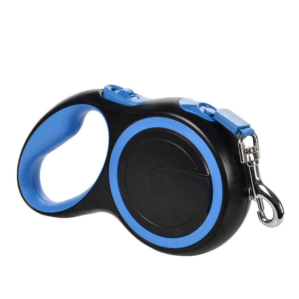 Dark Blue 5M Pet Leash Retractable - Tangle-Free, Extendable Pet Leash for Walking