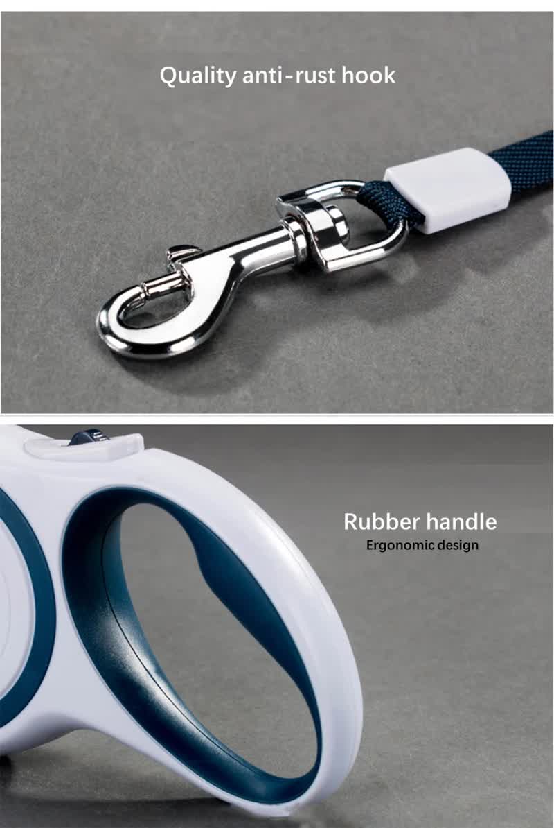 Coffee 3M Pet Leash Retractable - Tangle-Free, Extendable Pet Leash for Walking