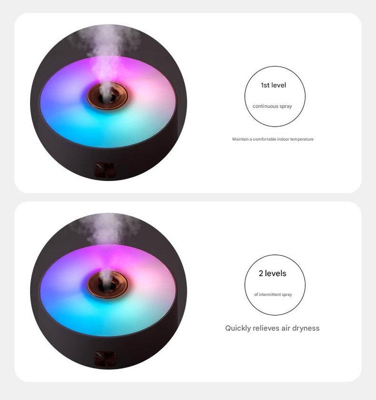 White 300ml USB Air Humidifier - Quiet Mini Humidifier for Bedroom, Office, Car