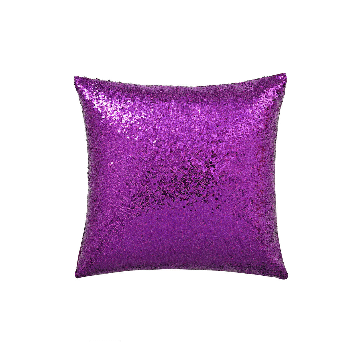 Shiny Sequin Pillowcase - Single-sided gorgeous pillowcase (Purple pair: 45x45cm)