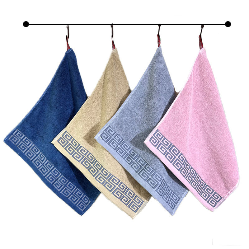 Blue Luxury Cotton Towel Set - 6-Piece Highly Absorbent Bath & Hand Towels