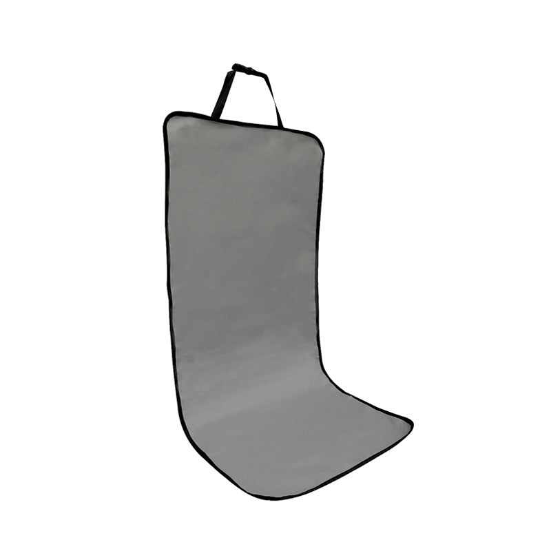 4 Pcs Dark Grey Waterproof Pet Car Seat Cover - Scratch-Resistant Oxford Cloth for Dogs and Cats (106 x 49 cm)