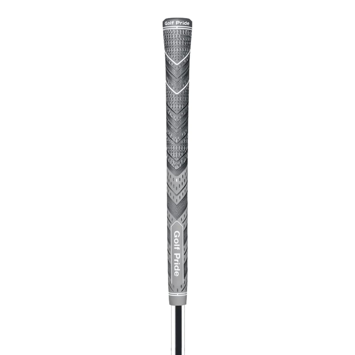 2 Pcs Grey Standard MCC PLUS4 Golf Grip - Standard Rubber and Cotton Thread Hybrid, 265 mm, 52g, Core 60
