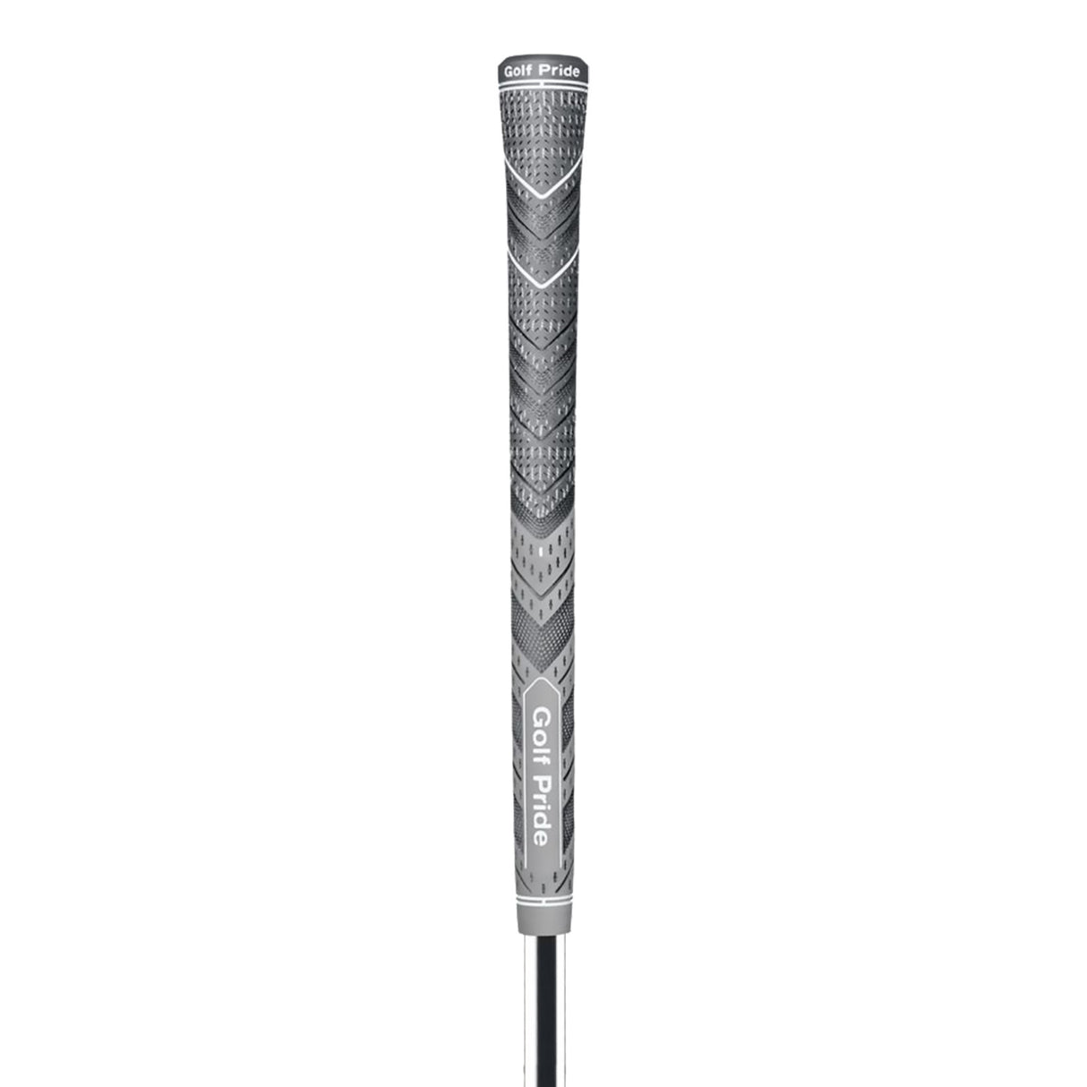 2 Pcs Grey MCC PLUS4 Midsize Golf Grip - Rubber and Cotton Thread Hybrid, 265 mm, 72g, Core 60