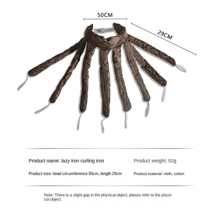 Pink Heatless Octopus Hair Curlers 2-Pack - 50cm Soft Fabric Curling Rods for Effortless, Damage-Free Curls