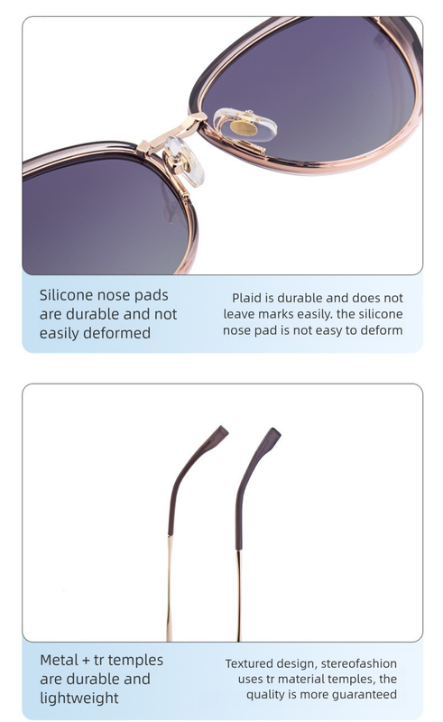 Pink Frame Chic Cat Eye Polarized Sunglasses for Women - Lightweight UV Protection Fashion Eyewear