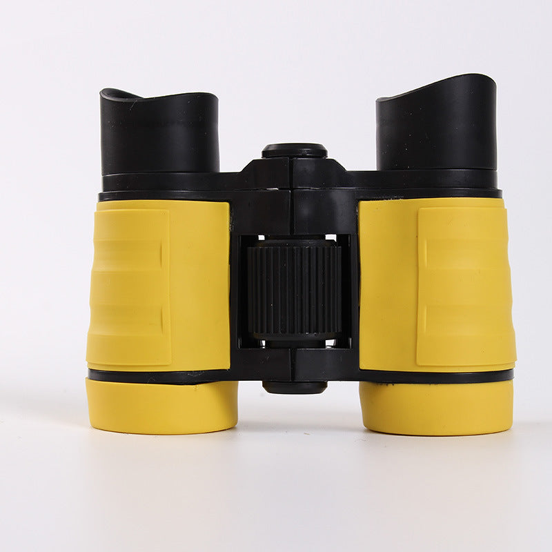 Yellow 2-Pack 4x30 Kids Binoculars Set - Lightweight & Durable for Young Explorers