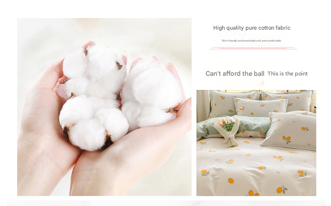 light And Elegant Fragrance 100% Cotton Pillowcase Set (Pack of 2) - Breathable Standard Size 48x74cm Pure Cotton Pillow Covers