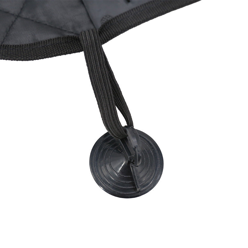 Pet Car Door Protector with Storage Pocket - 77x64cm Grey