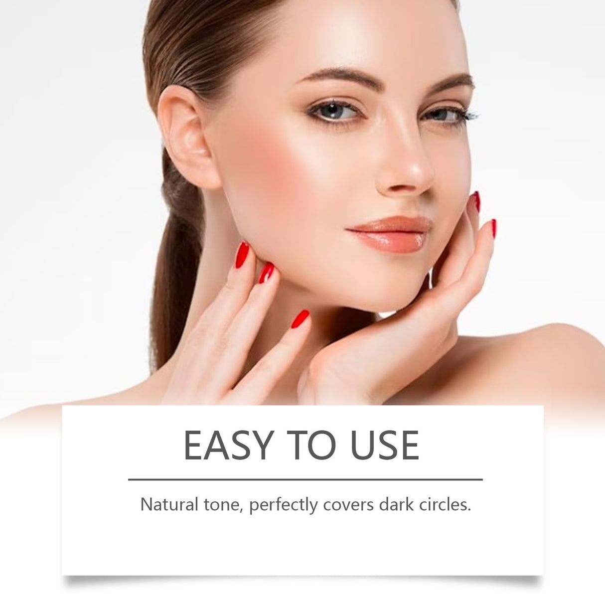 Professional Concealer with Long-Lasting Coverage(Light skin tone)