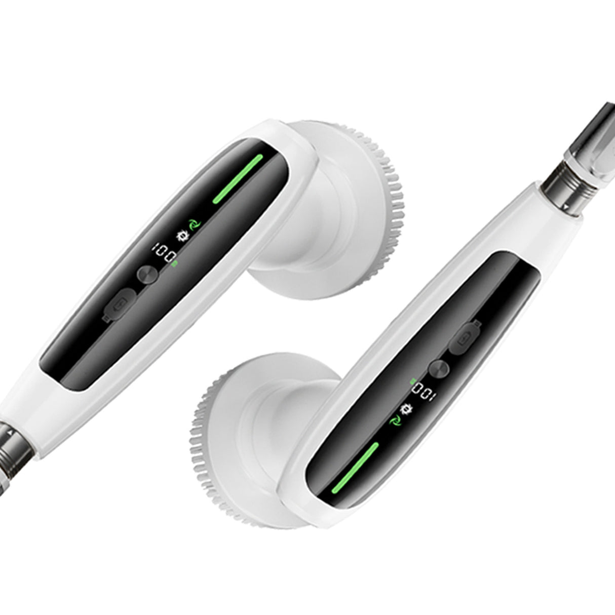 Electric Spin Scrubber with Adjustable Extension Handle & 8 Brush Heads - Smart LED Display