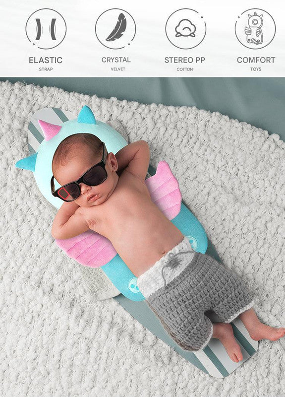 Adorable Baby Head Protector Backpack Cushion - Anti-Fall Toddler Safety Pad with Adjustable Straps(Green Frog)