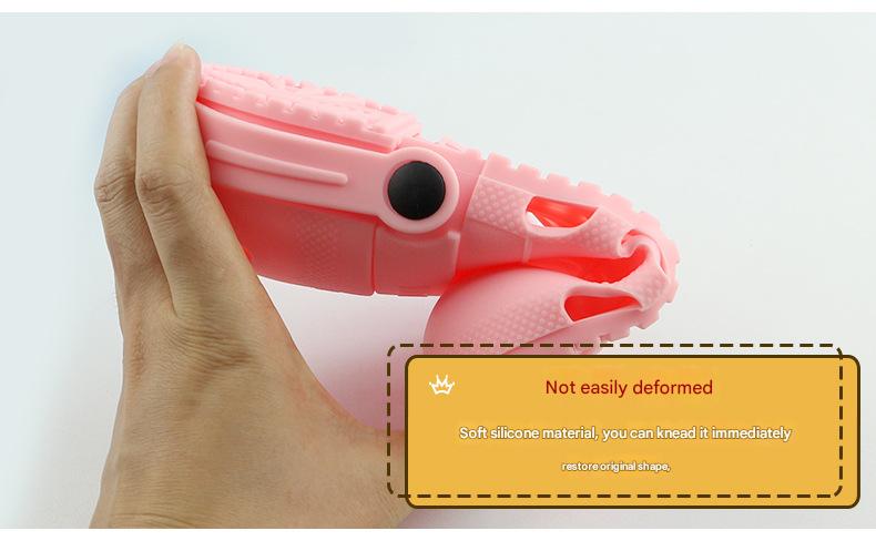 2 - pcs Purple Cute Clog-Shaped Pen Holder for Desk Organization