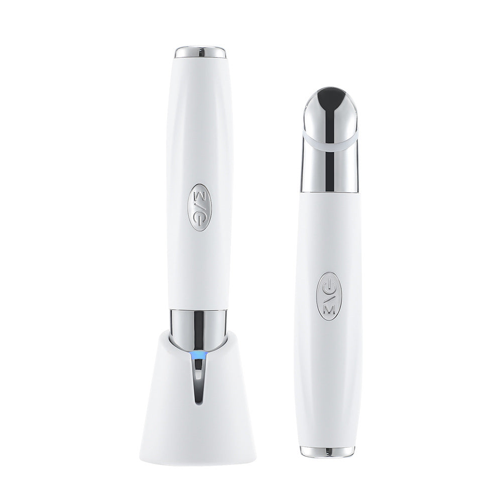 Rechargeable Eye Care Pen with Sterilizing Base - 3-Color Phototherapy Heat & Vibration