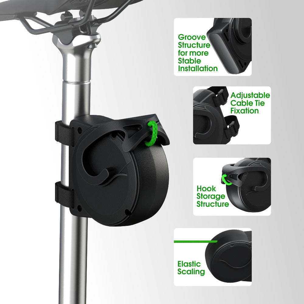 Bike Tow Strap with Automatic Shrinkage - Parent-Child Cycling Assist Rope (450lbs Capacity)