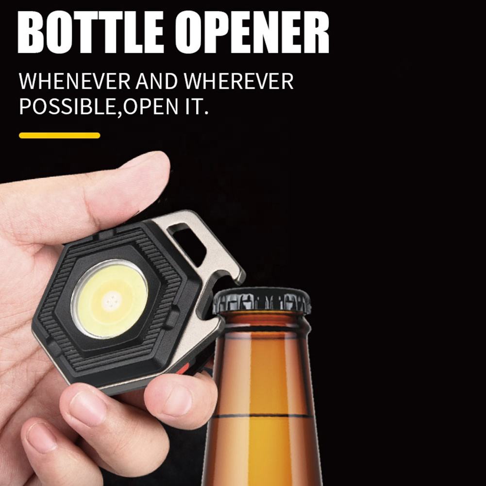 2 pcs Hexagon Mini flashlight for outdoor and self-defense use