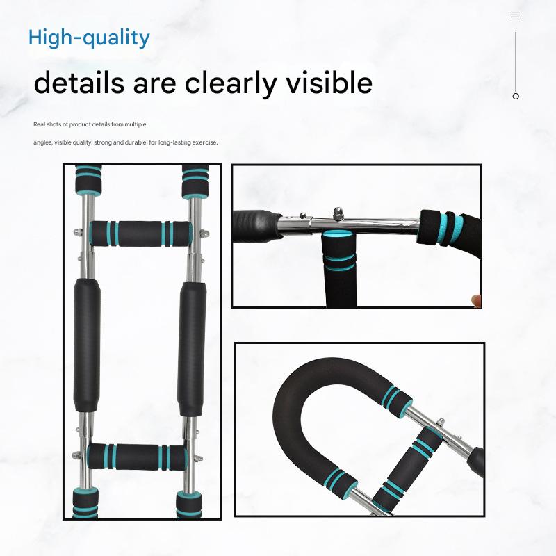Gray black Adjustable U-Shaped Arm Exerciser - For Home Fitness Strength Training (30kg)