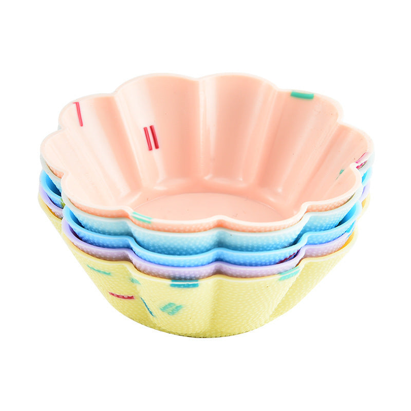Style 3 Silicone Mini Cake Molds (30 Pack) - For Cupcakes, Desserts (7x7x2.5cm)