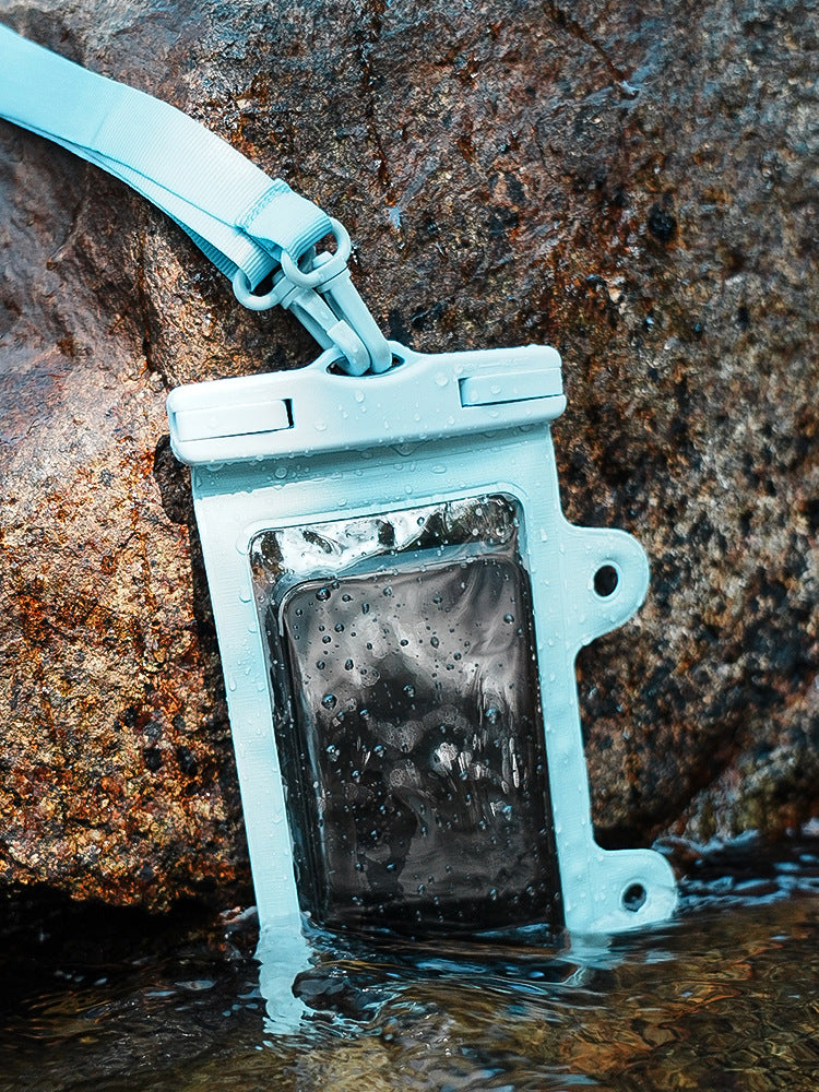 Black 2-Pack Universal IPX8 Waterproof Phone Pouch with Lanyard - Touch Sensitive Case for Swimming & Outdoor Sports