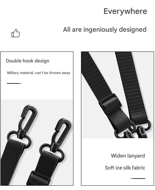 White 2-Pack Universal IPX8 Waterproof Phone Pouch with Lanyard - Touch Sensitive Case for Swimming & Outdoor Sports