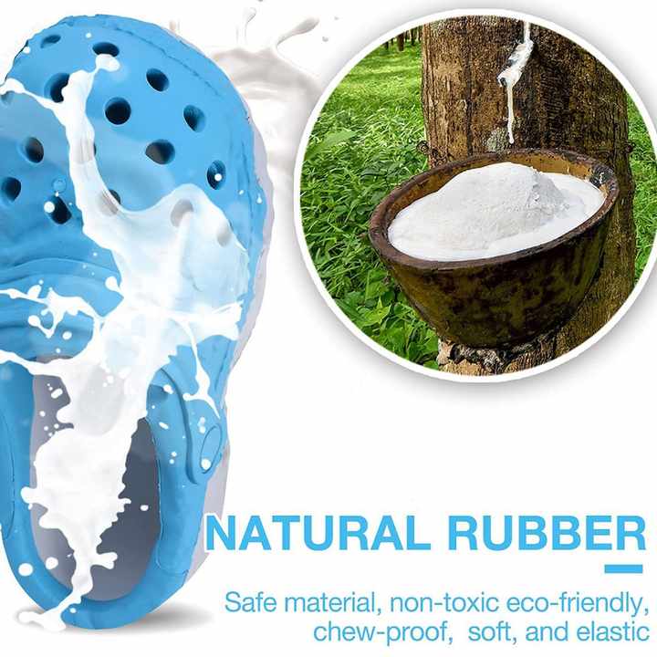 Size L Yellow Tough Slipper Dog Chew Toy - Natural Rubber Treat Dispenser & Teeth Cleaner for Interactive Play & Boredom Relief