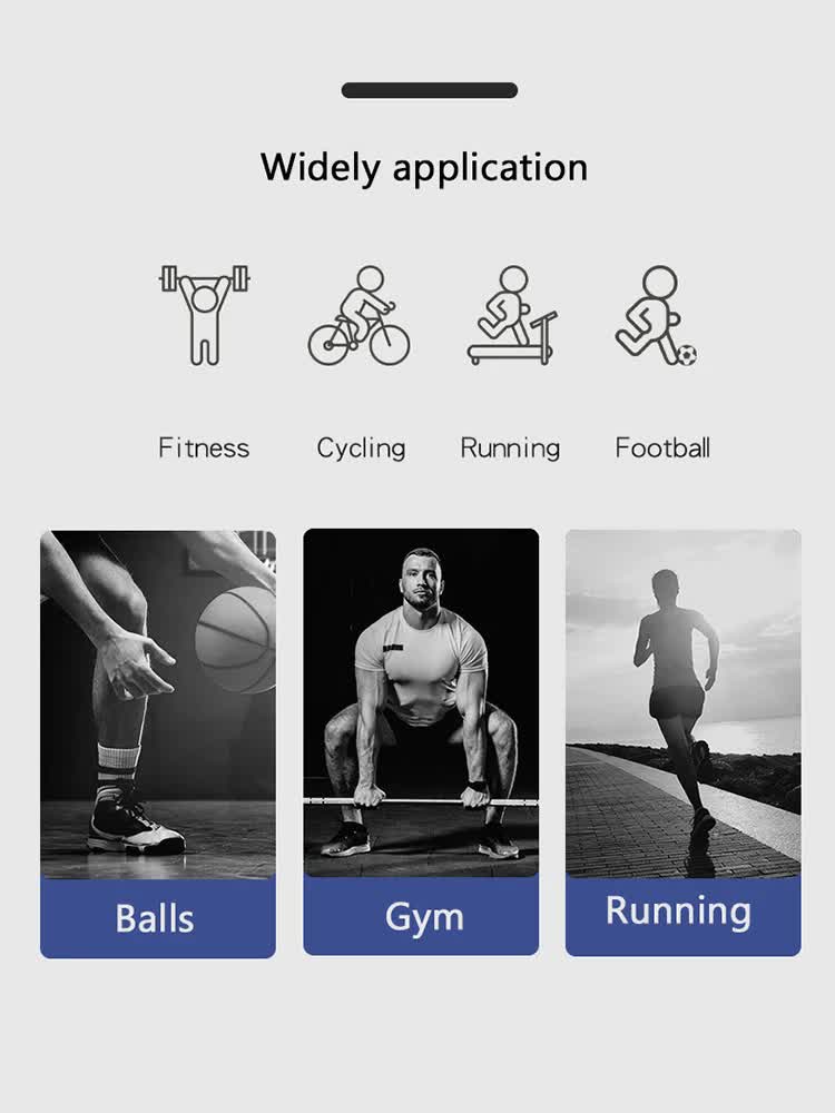 Blue Adjustable Knee Brace Support (Pair) with Dual Spring Stabilizers & Patella Gel Pad - Non-Slip for Sports Running Hiking