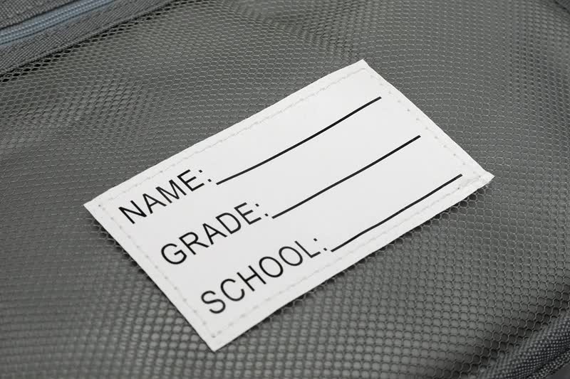 Blue Sparkling Rainbow Heart Insulated Lunch Bag for Kids - Portable School Lunch Box with Shoulder Strap