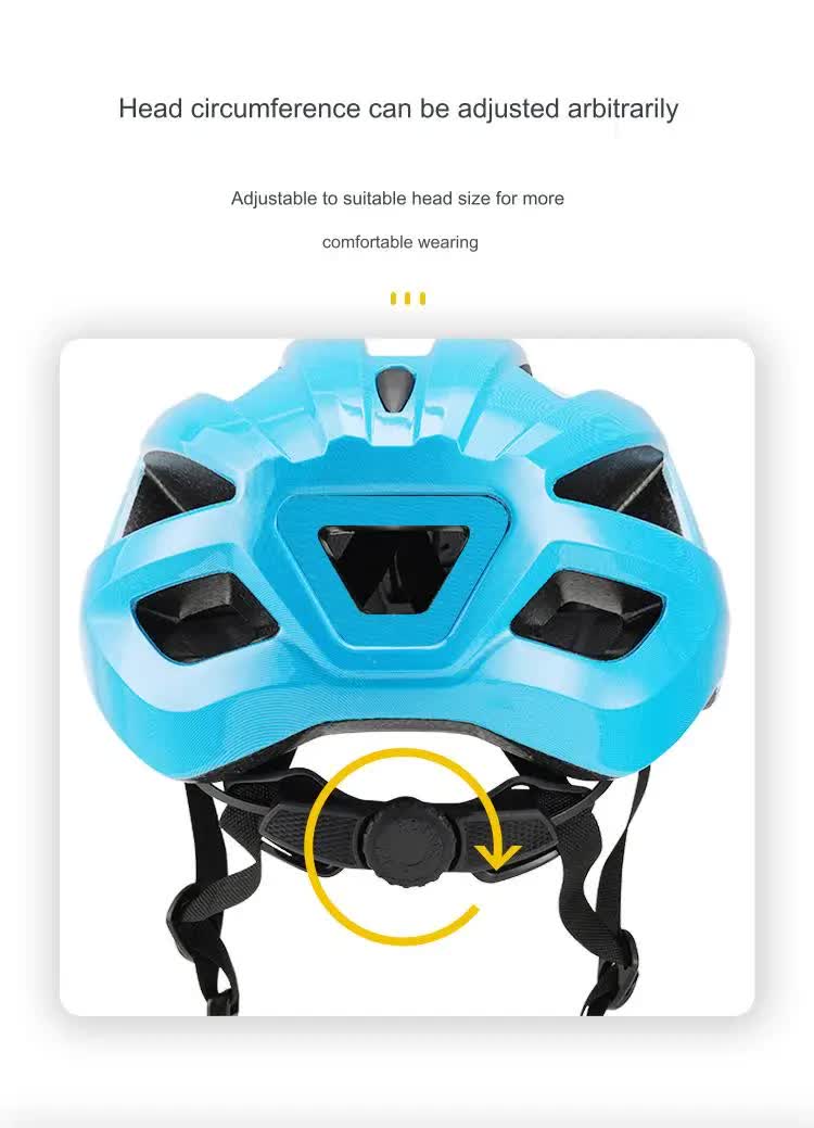 Black Ultra-Light Adult Cycling Helmet - CE & CPSC Certified, In-Mold Safety for Road & Mountain Biking