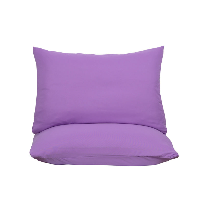 Purple Ultra Soft Brushed Waterproof Pillow Protectors (Set of 2) - 50x70cm, Stain & Spill Guard for Bed Pillows(Note: pillow core not included)