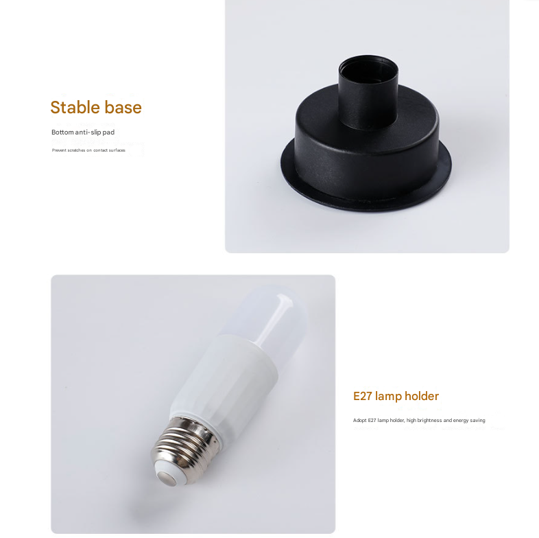 Stripe-Pure Pink Retro Swirl Glass Mushroom Table Lamp - LED Bedside Night Light