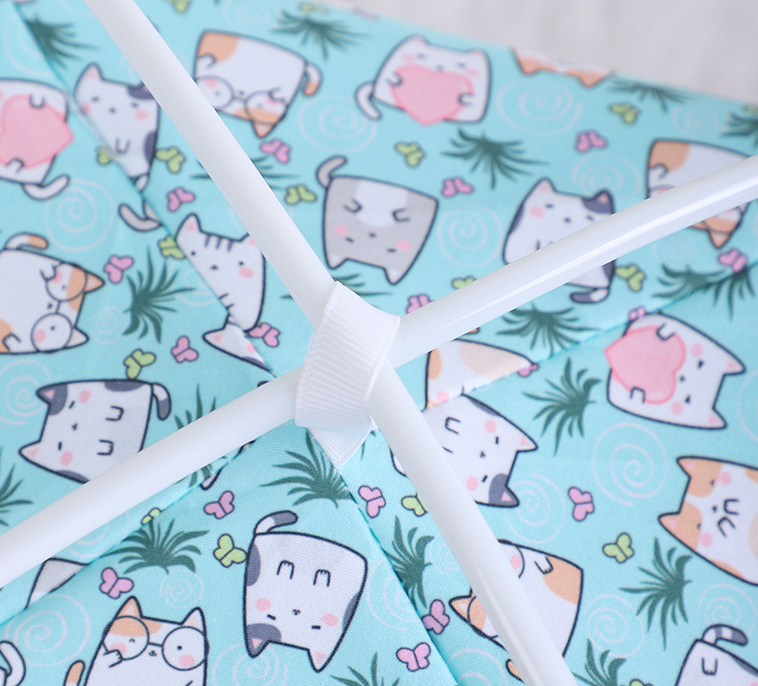 M 40*40CM 10 Catties Within The Pet Green Bear Cooling Summer Pet Tent - Portable Foldable Breathable Outdoor Cat House Shelter