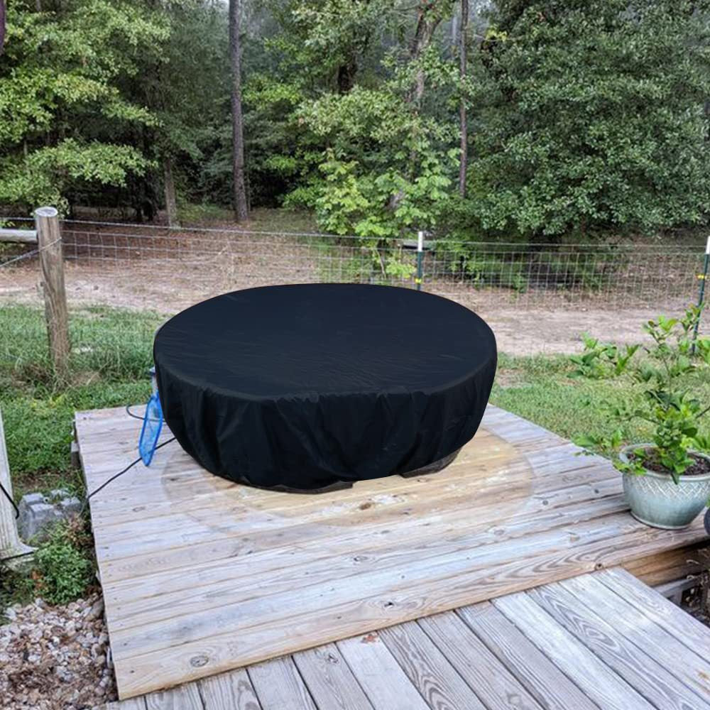50 Gallons(52'Lx31'Wx12'H) Outdoor Gallon Cover Sun Shade for Patio, Pool, and Water Tanks