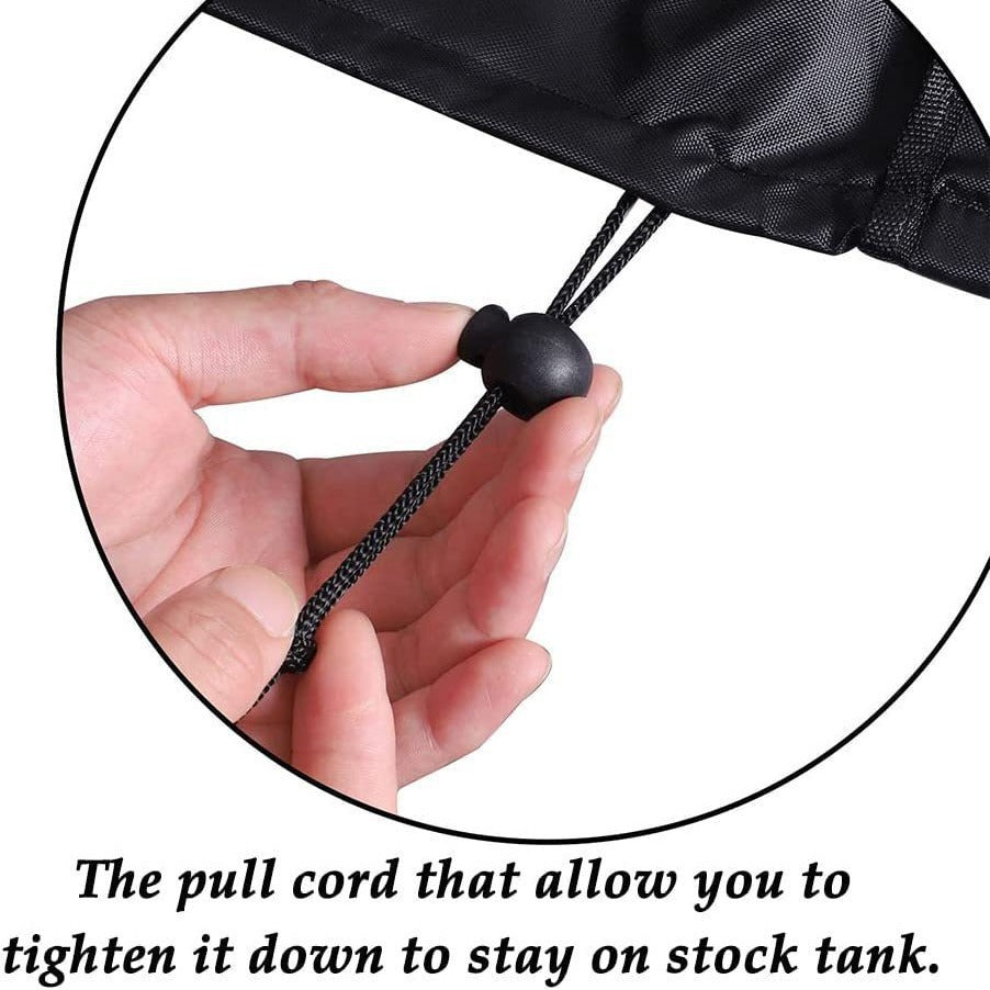 150 Gallons(58'Lx39'Wx25'H) Outdoor Gallon Cover Sun Shade for Patio, Pool, and Water Tanks