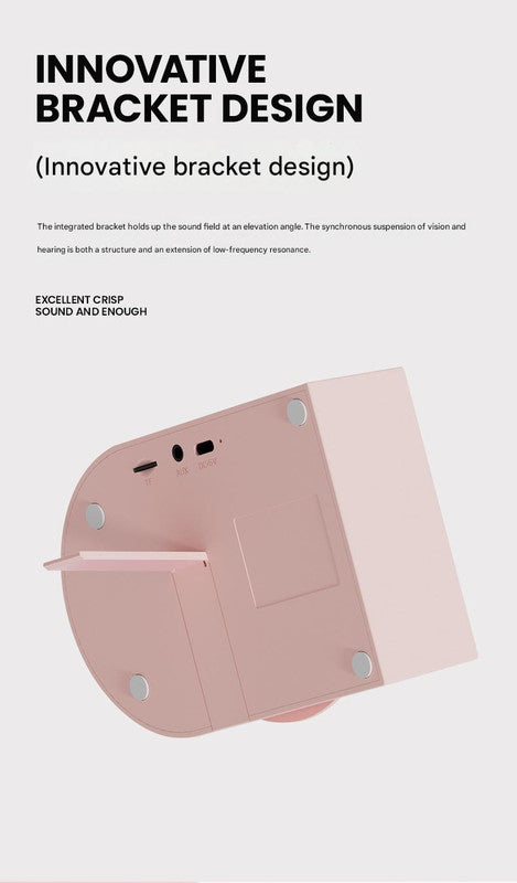 Retro Phonograph Bluetooth Speaker - Rotating Disc, Bluetooth 5.3, AUX/TF Card, 8H Playtime(Blue)