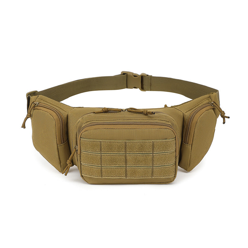 Tactical Waist Pack & Concealed Carry Bag - Multi-Pocket Fanny Pack with Adjustable Strap(Khaki)