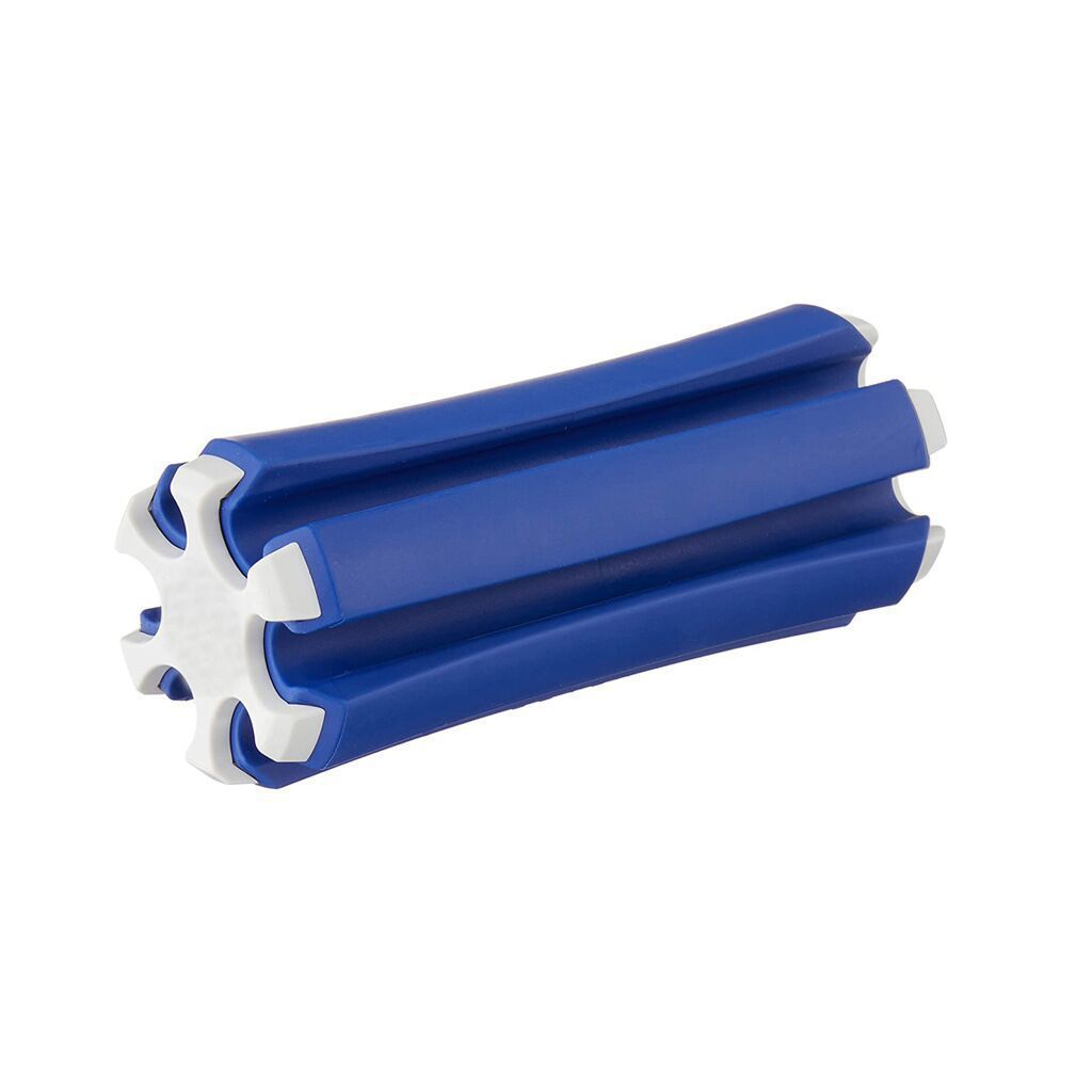 Portable Golf Club Carrier SILO - Holds 3 Clubs, Lightweight & Easy to (Blue and white)