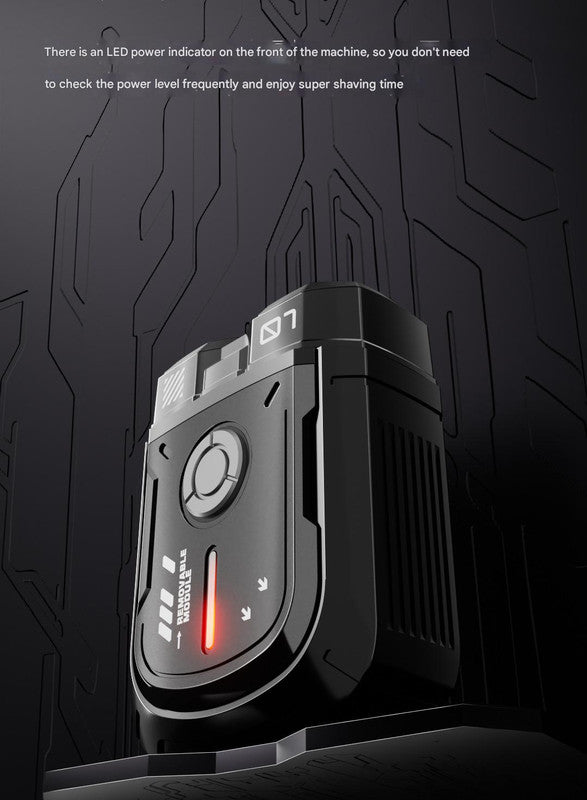 K002 Mini Electric Shaver - 3D Floating Head, IPX7 Waterproof, Type-C Charging, 70 Min Runtime Product Description(Orange)