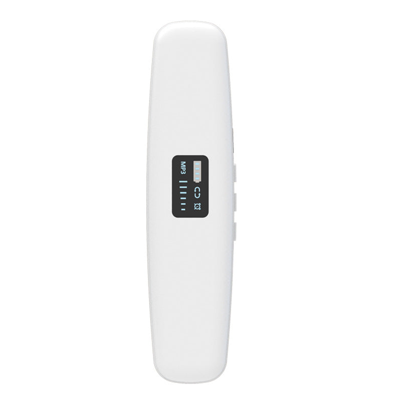 Under-Pillow Bone Conduction Sleep Sound Device - Bluetooth 5.3, TF Card, 8H Playtime & Timer(White)