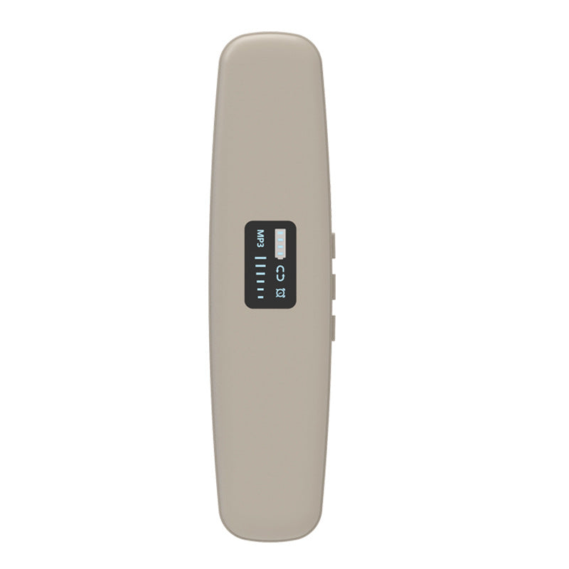 Under-Pillow Bone Conduction Sleep Sound Device - Bluetooth 5.3, TF Card, 8H Playtime & Timer(Khaki)