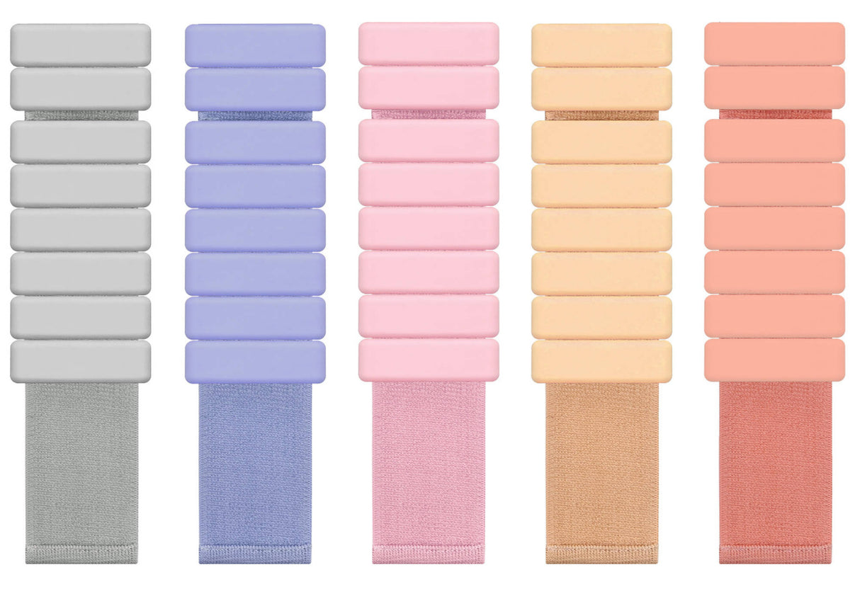 Khaki Premium Adjustable Silicone Wrist & Ankle Weights (1lb Each, 2lb Pair) - Waterproof & Sweatproof for Enhanced Yoga, Running & Fitness Workouts