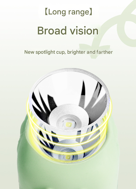 Blue Adorable Shark Silicone LED Flashlight for Kids - USB Rechargeable, Dimmable Brightness, Portable Night Light