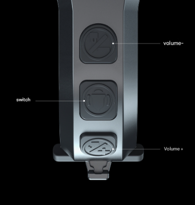 Black Style A Ultra-Loud Electric Bike Horn - 130dB USB Rechargeable, IPX6 Waterproof, Easy Mount Bicycle Safety Bell