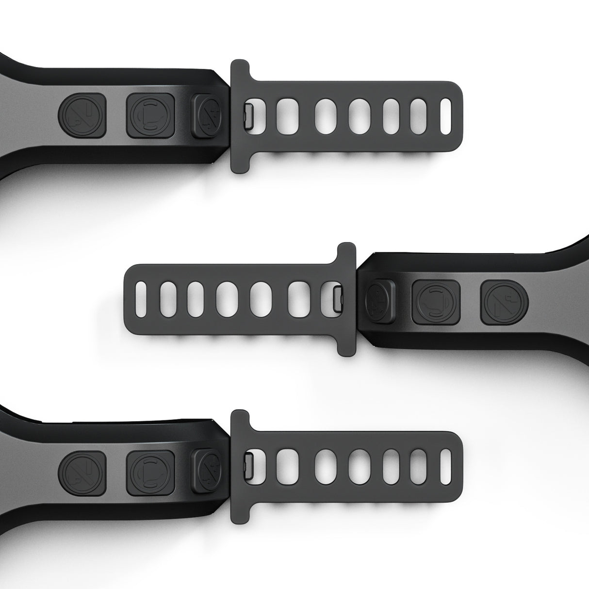 Black Style D Ultra-Loud Electric Bike Horn - 130dB USB Rechargeable, IPX6 Waterproof, Easy Mount Bicycle Safety Bell