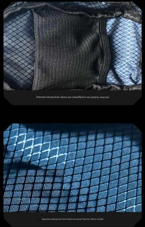 Black Compact Bike Saddle Bag - Quick-Release Water-Resistant Tail Pouch with Reflective Accents