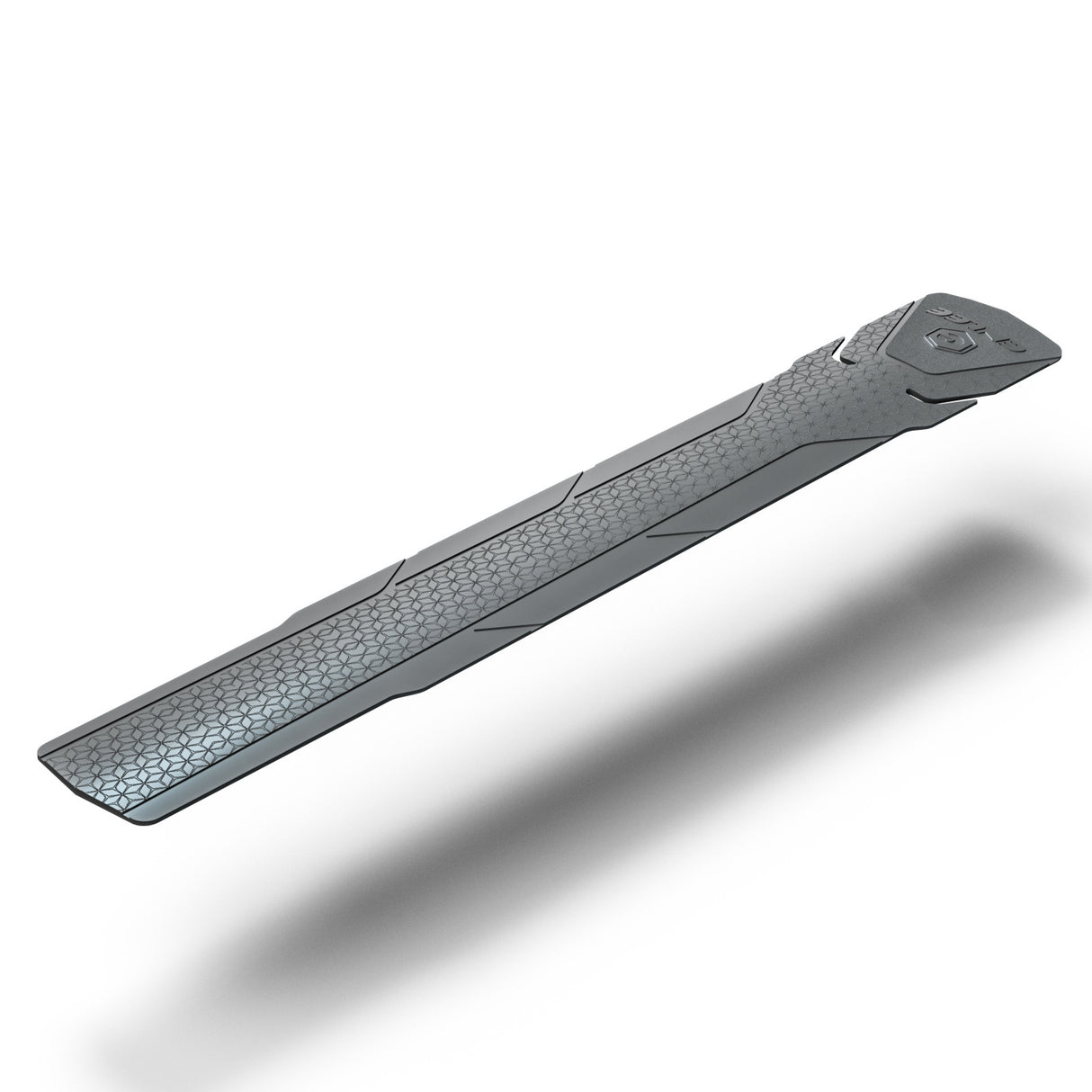 2 Pcs Grey Durable Bicycle Frame Down Tube Protector Sticker - Anti-Scratch Guard for MTB & Road Bikes