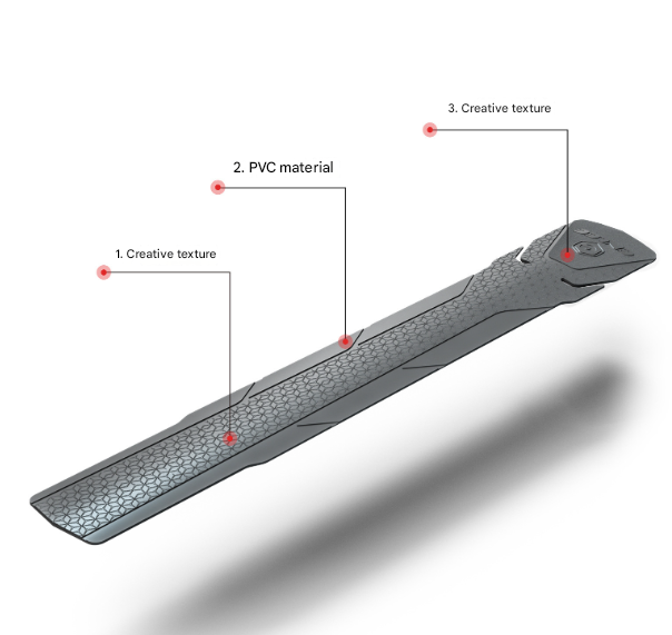 2 Pcs Grey Durable Bicycle Frame Down Tube Protector Sticker - Anti-Scratch Guard for MTB & Road Bikes