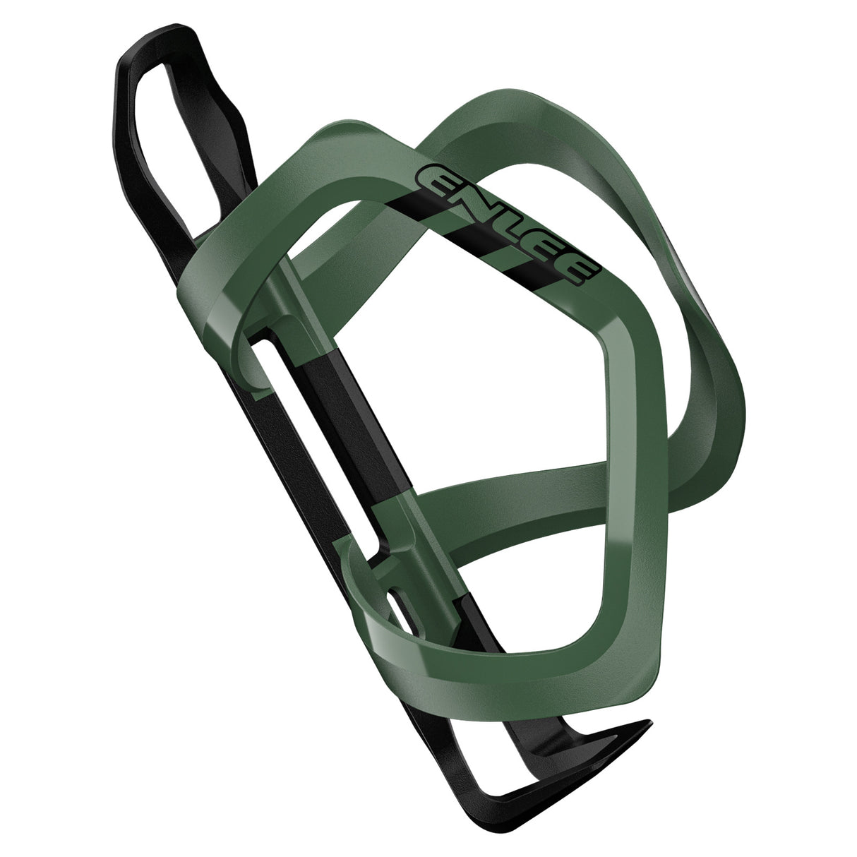 Green Ultra Lightweight Road & Mountain Bike Water Bottle Cage - 39g Polycarbonate + Glass Fiber, Fits Most Bottles