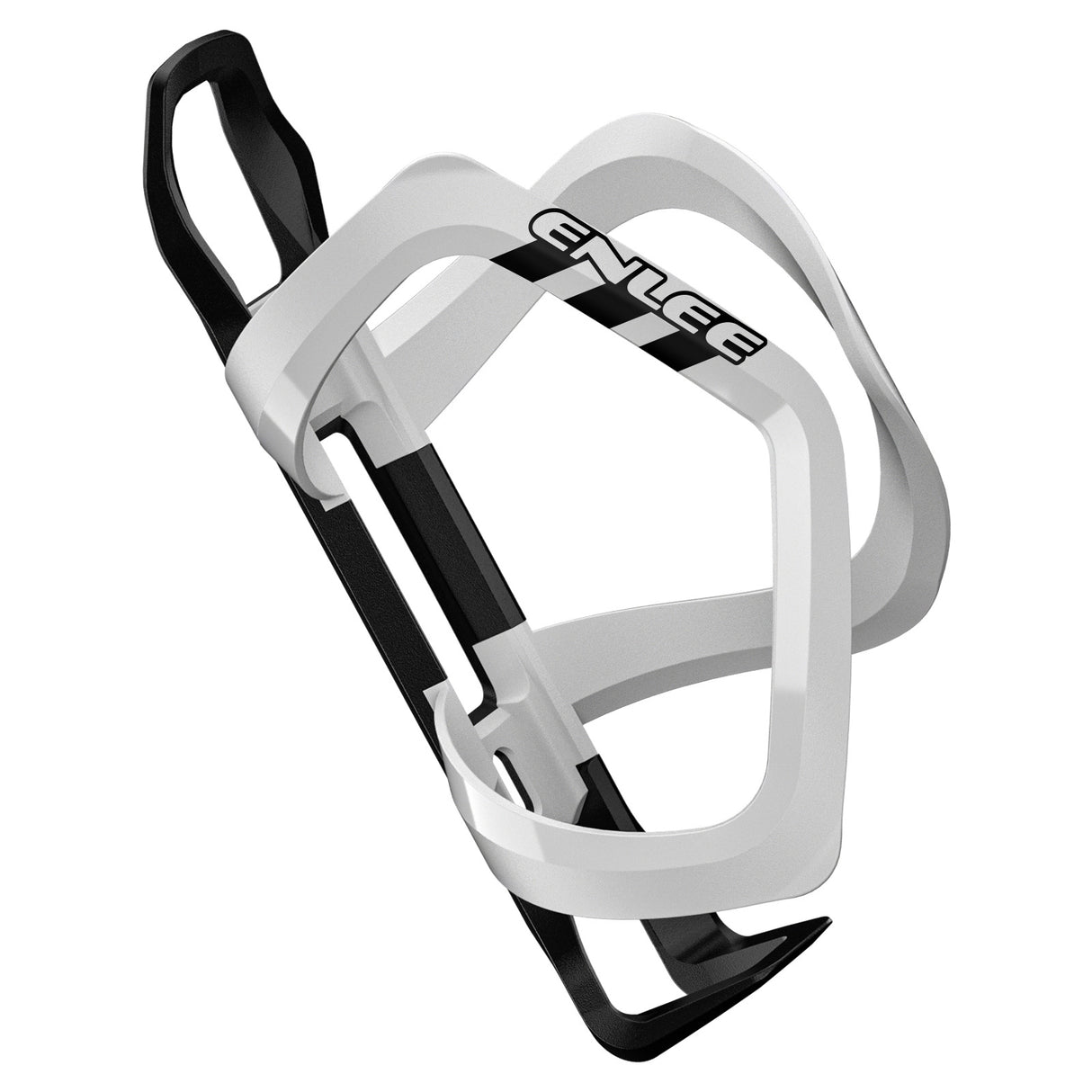 White Ultra Lightweight Road & Mountain Bike Water Bottle Cage - 39g Polycarbonate + Glass Fiber, Fits Most Bottles