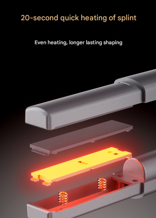 Purple Compact Cordless Hair Straightener - Portable 2-in-1 Mini Flat Iron, USB-C Rechargeable for Travel & Touch-ups