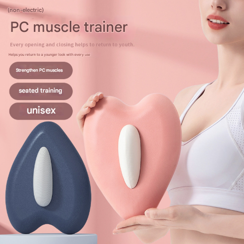 Blue White Ergonomic Pelvic Floor Strengthener - Inner Thigh & Hip Trainer for Men and Women(Non-electric)